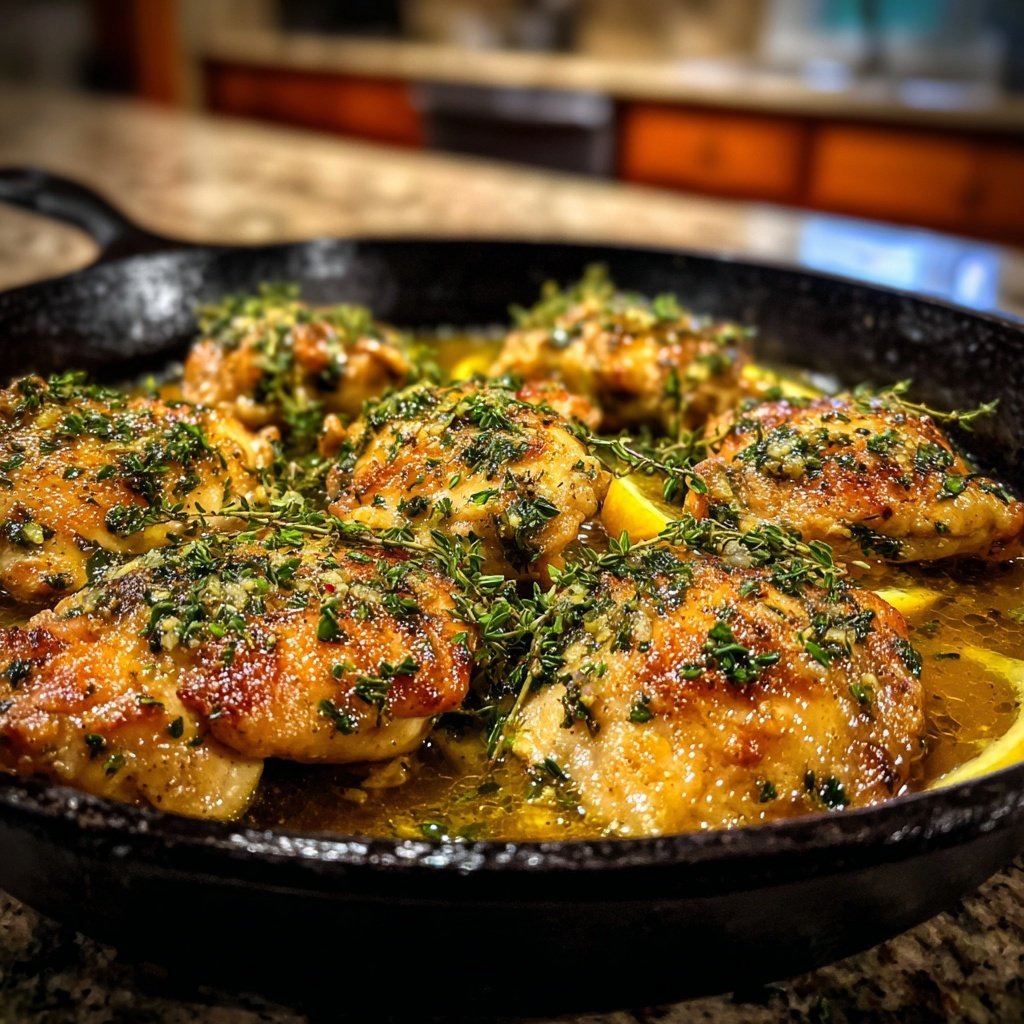 Lemon Thyme Chicken Skillet