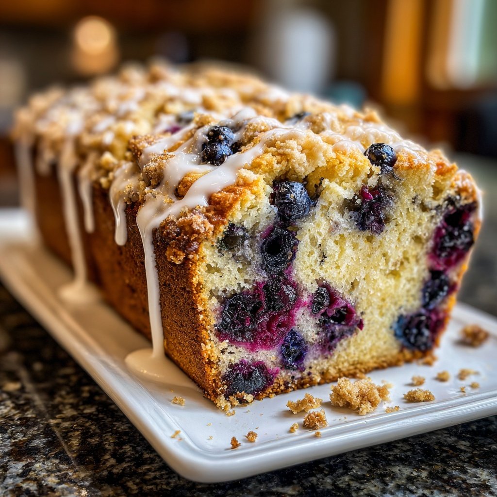 Blueberry Yogurt Breakfast Loaf