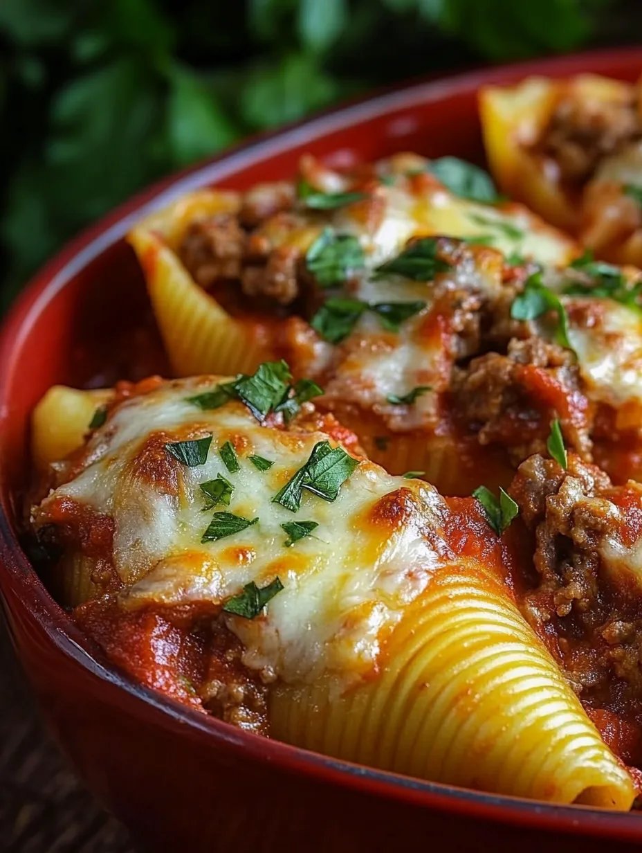 Stuffed Shells with Meat