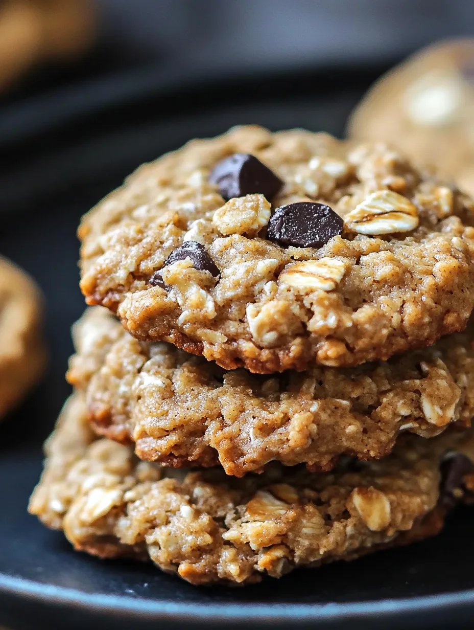 Banana Oatmeal High Protein Breakfast Cookies