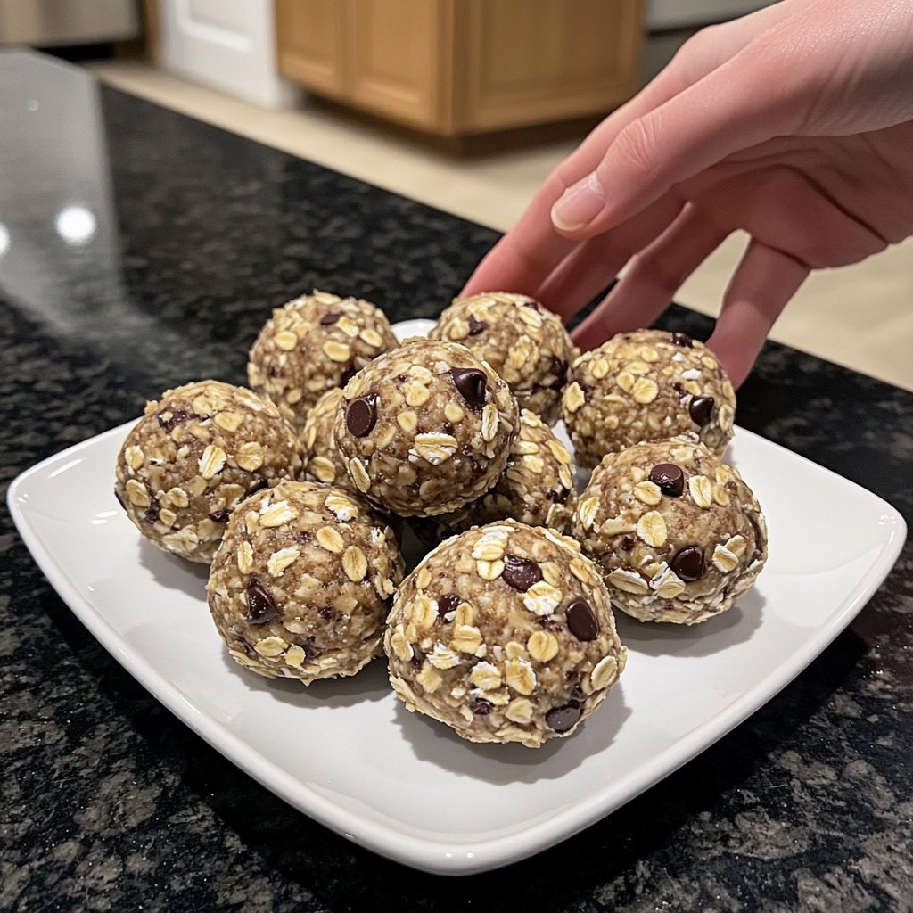 Protein Balls with Almond Milk