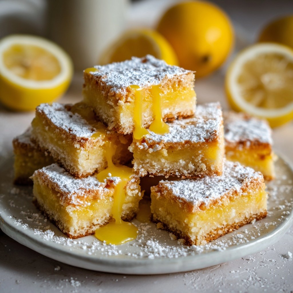 Limoncello Lemon Bars