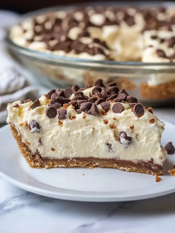 Chocolate Chip Cannoli Pie