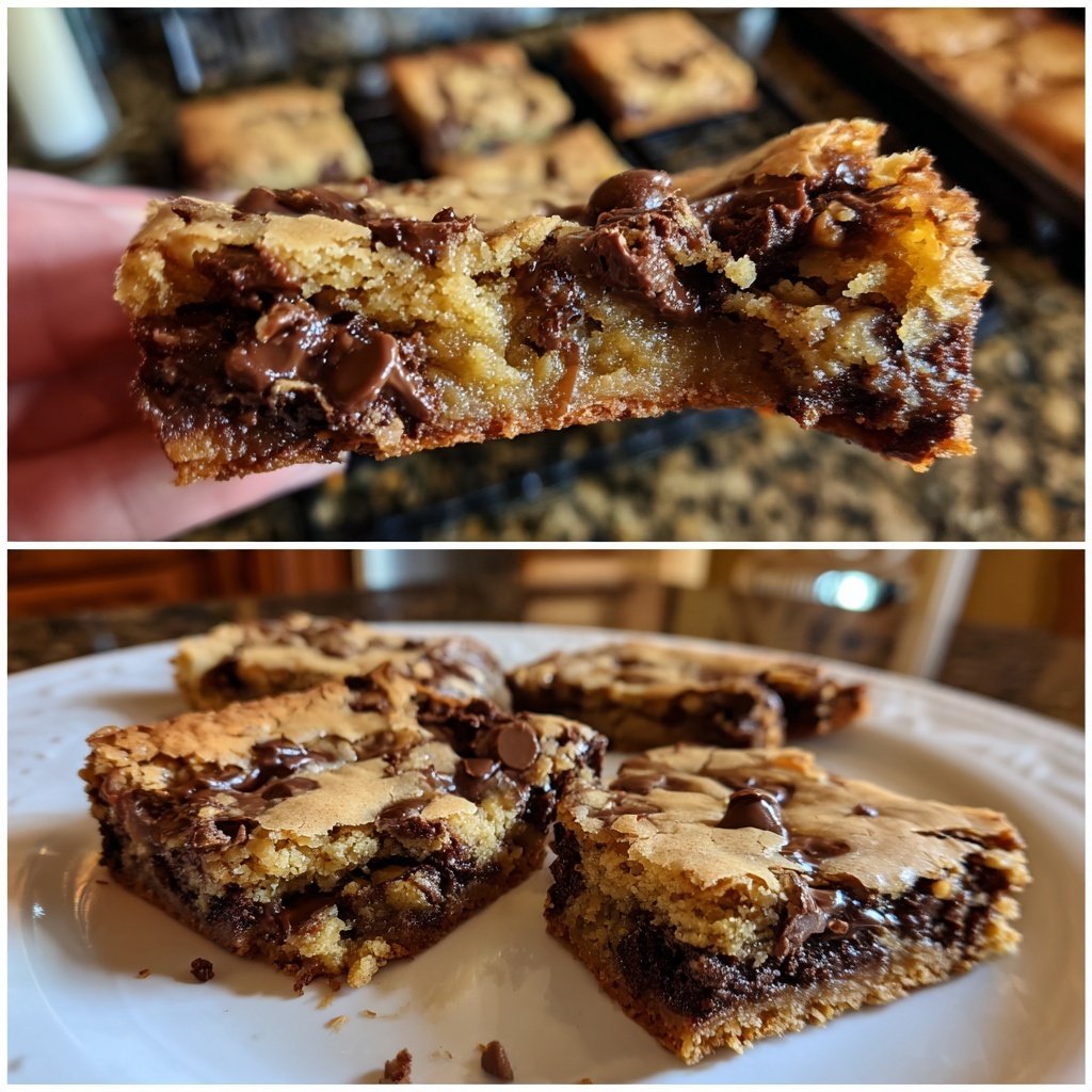 The Best Fudgy Chewy Browkies (Brookies) - Savvy Bites