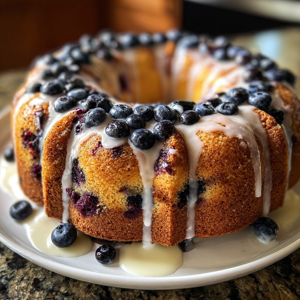 Blueberry Lemon Pound Cake