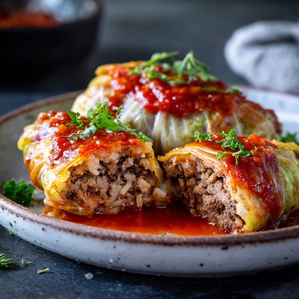 Beef And Rice Cabbage Rolls