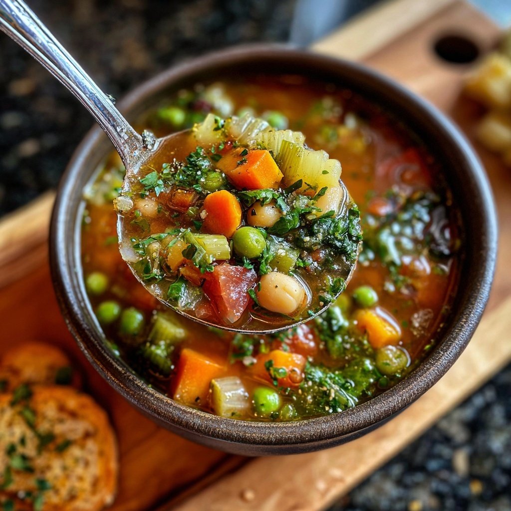 Simple Spring Minestrone Soup
