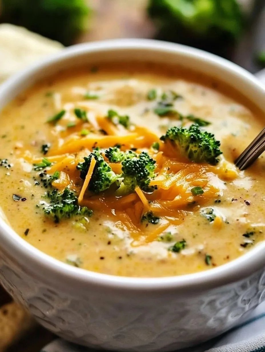 Easy Panera Copycat Broccoli Cheddar Soup Recipe