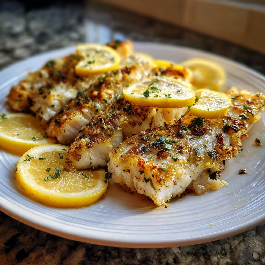 Healthy & Light Lemon Grilled Fish Plate