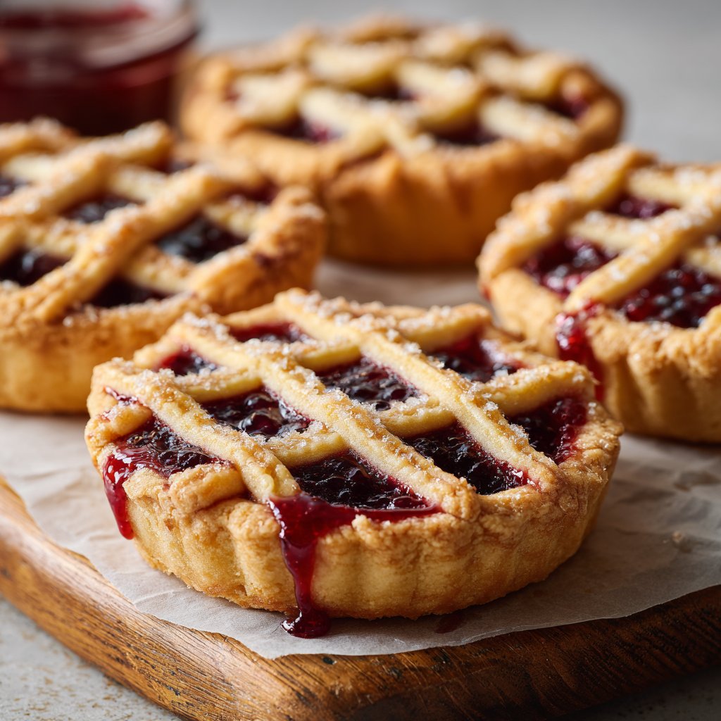 Raspberry Linzer Tarts
